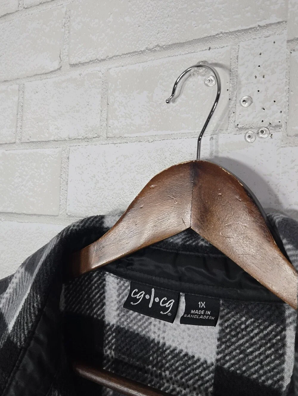 cg.l.cg plaid fleece